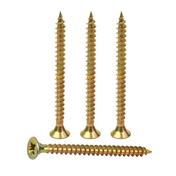 Gold Screw PZ Multipurpose Wood Screws 5MM X 100MM (Box of 100)